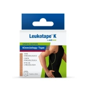 Taśma do kinesiotapingu Leukotape K 5cm x 5m (beżowy) x 1 sztuka